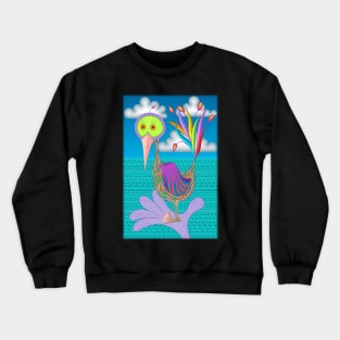 A Bird In The Hand Crewneck Sweatshirt